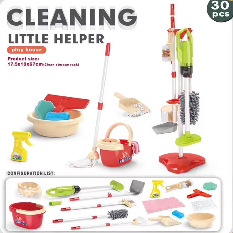 Kids Outdoor Broom - Pretend Play Toys Children Simulated Cleaning