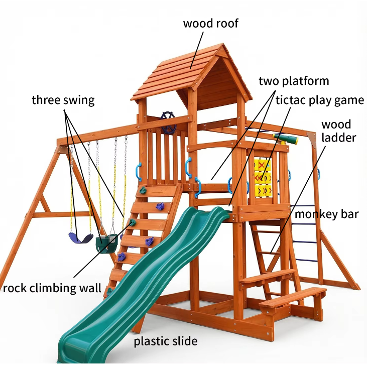 Kids Outdoor Climbing Frame - Play Equipment Durable Climbing Frame Kids