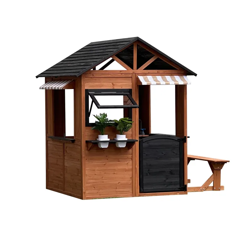 Wooden Dollhouse for Kids Four - огляд і ціна Kids Outdoor Climbing Frame