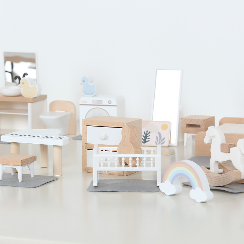 Modern dollhouse furniture kit - огляд і ціна Kids Outdoor Kitchen Accessories